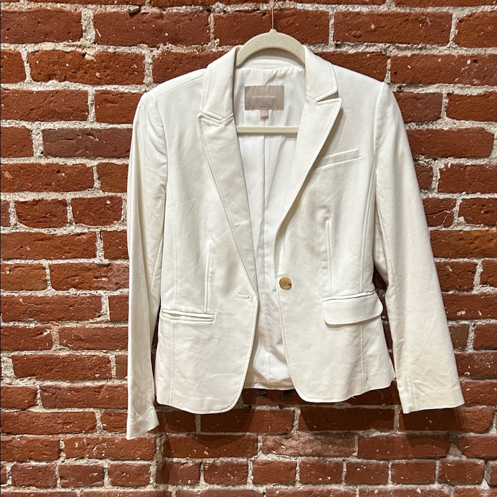 Banana Republic Cream Women's Blazer